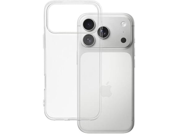 ONASI silikonski ovitek za iPhone 17 Pro, prozorna