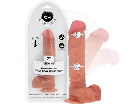 COCK MILLER Dildo Hyper Realistic Articulable 17,8 Cm