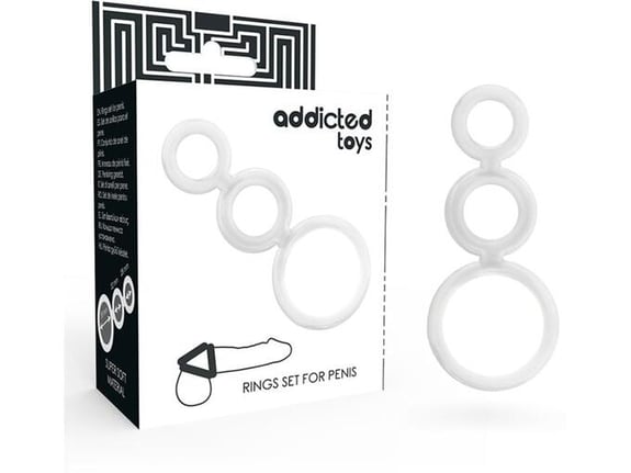 ADDICTED TOYS COCK Erekcijski ObroČek Addicted Toys Mod. 5 Clear