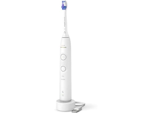 PHILIPS Sonicare 6100 HX7400/01 – nežna sonična zobna ščetka s senzorjem pritiska, 2 načina, 3 intenzivnosti, do 21 dni baterije