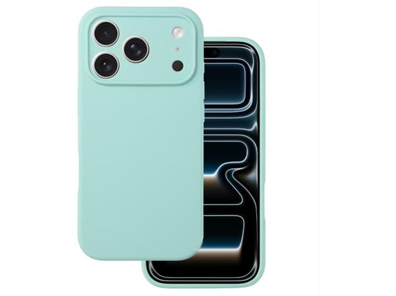 ONASI silikonski ovitek za iPhone 17 Pro Max, mat mint