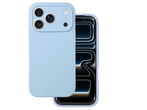 ONASI silikonski ovitek za iPhone 17 Pro Max, svetlo modra