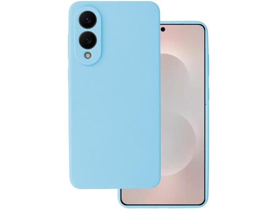 ONASI silikonski ovitek za Samsung Galaxy S25 Edge, svetlo modra