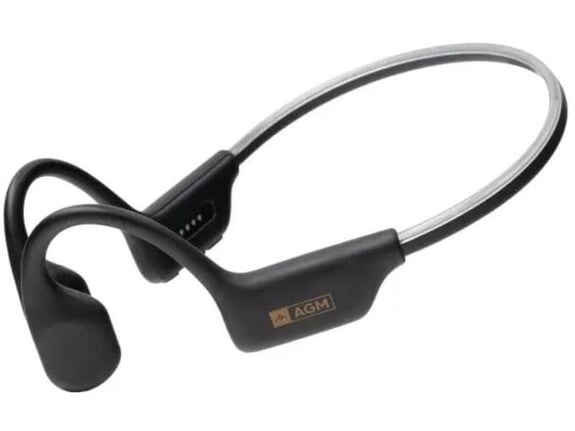 AGM brezžične obušesne slušalke z mikrofonom Motion Buds 2, črna