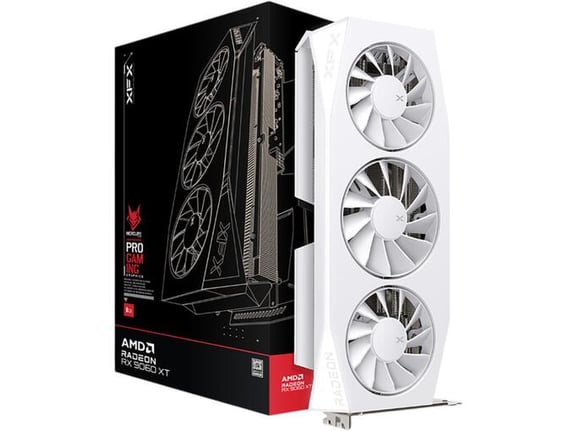 XFX grafična kartica Mercury White Gaming Edition, Radeon RX 9060 XT OC, 16GB, GDDR6, RX-96TMERCW9