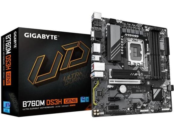 GIGABYTE matična plošča B760M DS3H GEN5, LGA1700, micro ATX B760MDS3HGEN5