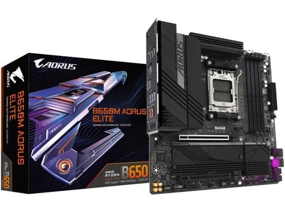 GIGABYTE matična plošča B650M AORUS ELITE, AM5, micro ATX