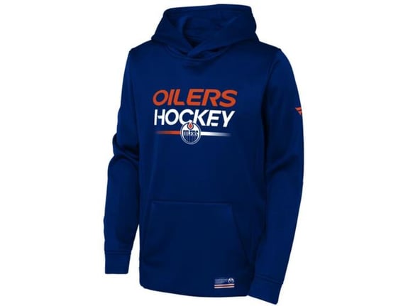 FANATICS pulover Edmonton Oilers, Authentic Pro JR, otroški, XL, modra