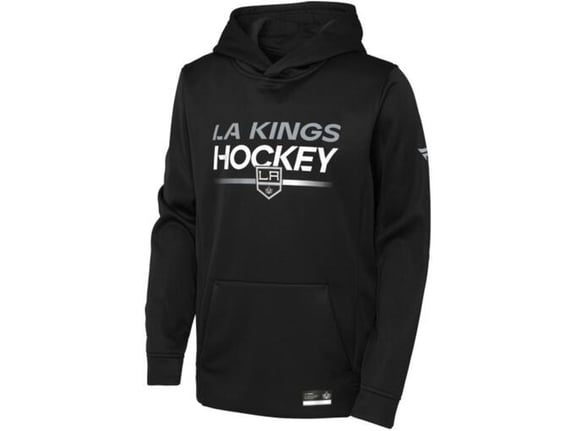 FANATICS pulover Los Angeles Kings, Authentic Pro JR, otroški, L, črna