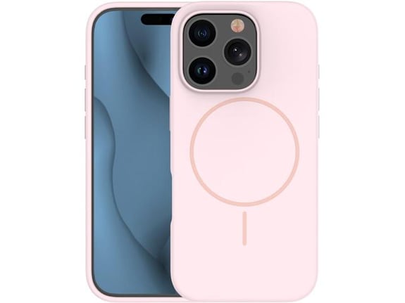 ONASI ovitek za silikonski MagSafe iPhone 17 Air, roza