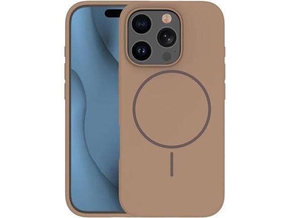 ONASI ovitek za silikonski MagSafe iPhone 17, rjava