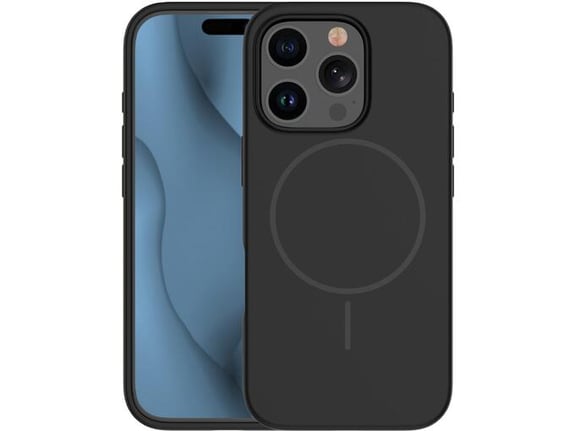 ONASI ovitek za silikonski MagSafe iPhone 17 Air, črna