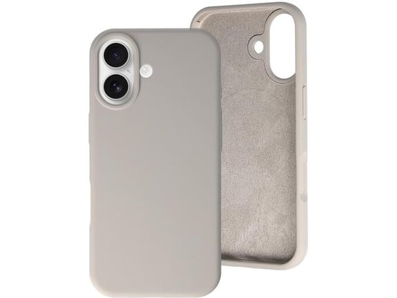 ONASI ovitek za silikonski RainBow Liquid MagSafe iPhone 17, siv