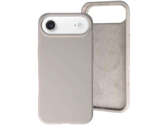 ONASI ovitek za silikonski RainBow Liquid MagSafe iPhone 17 Air, siv