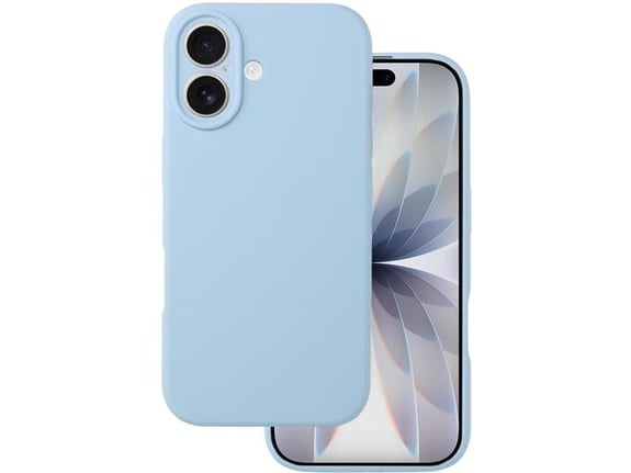 ONASI silikonski ovitek za iPhone 17, mat temno modra