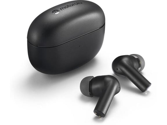 MOTOROLA brezžične ušesne slušalke z mikrofonom Buds 500 ANC, črna
