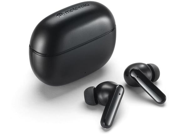 MOTOROLA brezžične ušesne slušalke z mikrofonom Buds 125, črna