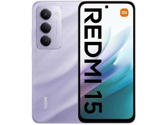 XIAOMI Pametni telefon Redmi 15 4G 6GB/128GB - vijola