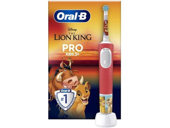 ORAL-B Pro Kids 3+ Lion King otroška električna zobna ščetka z motivom Levjega kralja