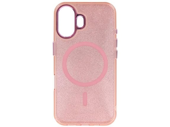 CHAMELEON ovitek za gumiran TPU Magnetic Sparkle iPhone 16, roza