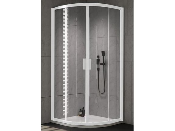 KOLPA-SAN polkrožna tuš kabina Venus R 80 WH/1 R550, bela