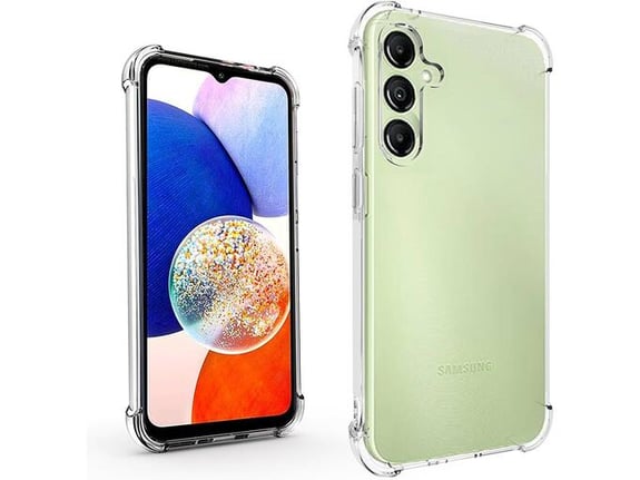 ONASI ovitek za silikonski ANTISHOCK Samsung Galaxy S25 FE, prozoren