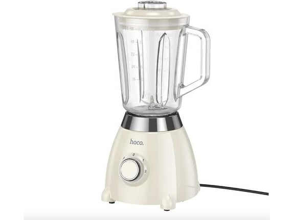HOCO blender HE33 500W Retro z 1,5L steklenim vrčem - bel