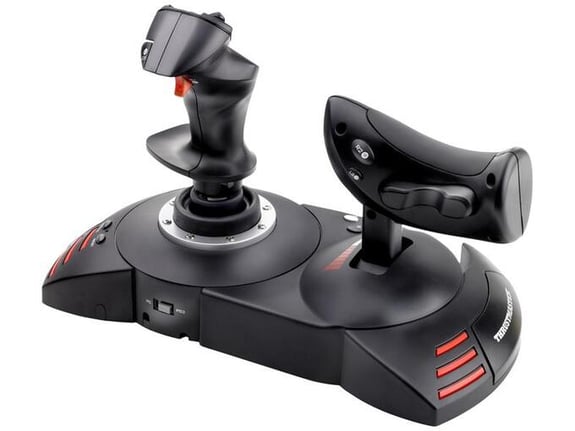THRUSTMASTER letalski joystick T-Flight HOTAS X 2960703, črna