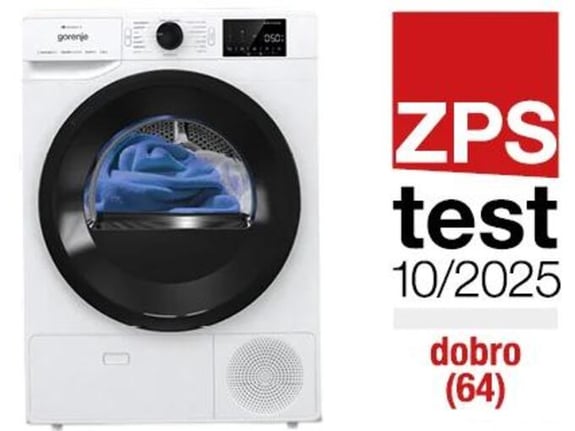 GORENJE sušilni stroj s toplotno črpalko DPNE83/GNLWIFI, 8kg