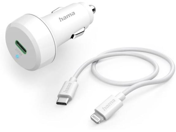HAMA avtomobilski polnilec, 20 W, PD, 1x USB-C