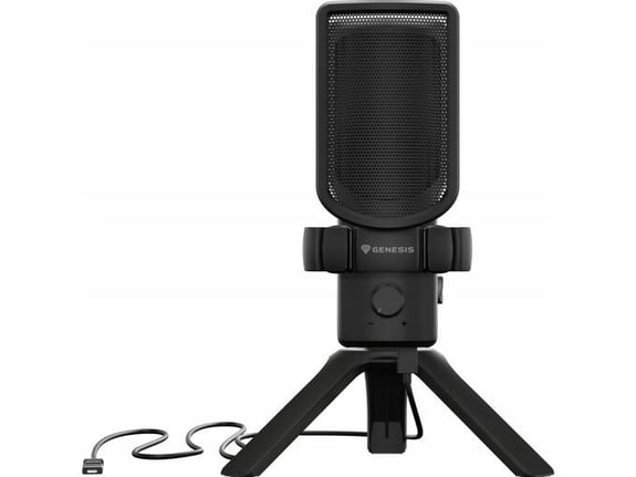 GENESIS mikrofon Radium 250, USB-C, RGB, črna