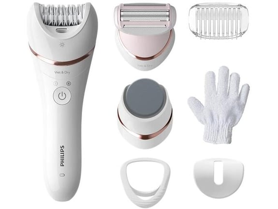 PHILIPS BRE730/10 depilator 8000 Series za mokro in suho uporabo