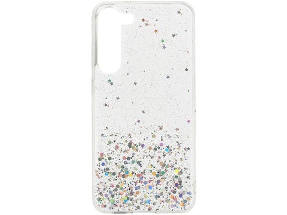 ONASI ovitek za silikonski SPARKLE Xiaomi Redmi 15, prozoren z bleščicami