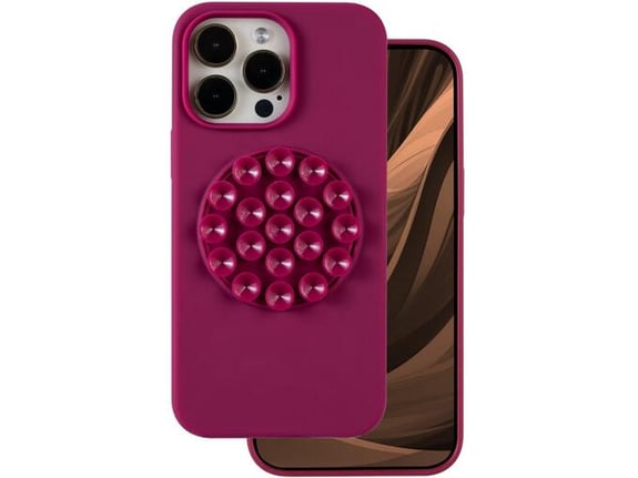 ONASI ovitek za silikonski Octopus iPhone 17, mat liquid bordo