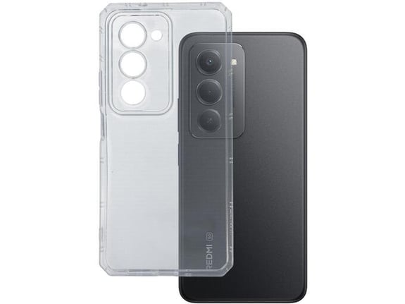 ONASI ovitek za silikonski ANTISHOCK Xiaomi Redmi 15, prozoren
