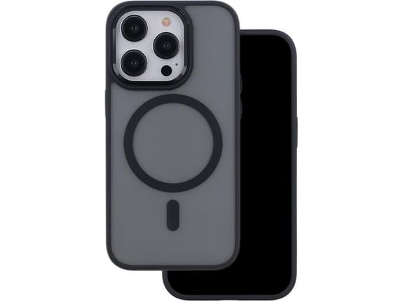 ONASI ovitek za silikonski MagSafe Samsung Galaxy S25 FE, prozorno črn