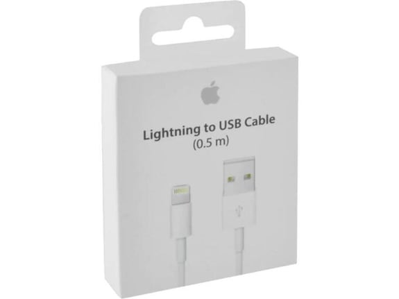 APPLE Apple podatkovni kabel ME291ZM/A - Lightning na USB - original (EU Blister) - 0,5M