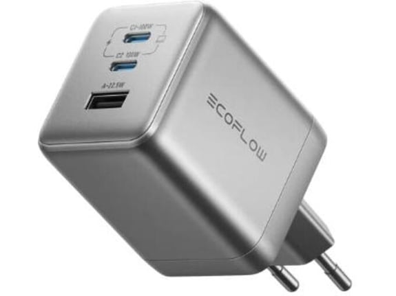 ECOFLOW polnilec Rapid Pro Charger 100W GaN, 100 W, GaN