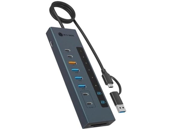 ICYBOX USB hub z 3 vhodi, IB-HUB1742CR-C2PD