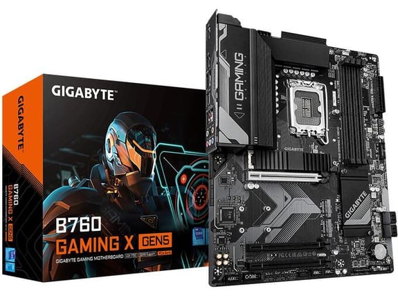GIGABYTE matična plošča B760 Gaming X Gen5, LGA1700, ATX