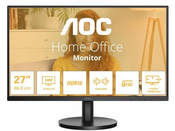 AOC monitor U27B3A, IPS, 27inch