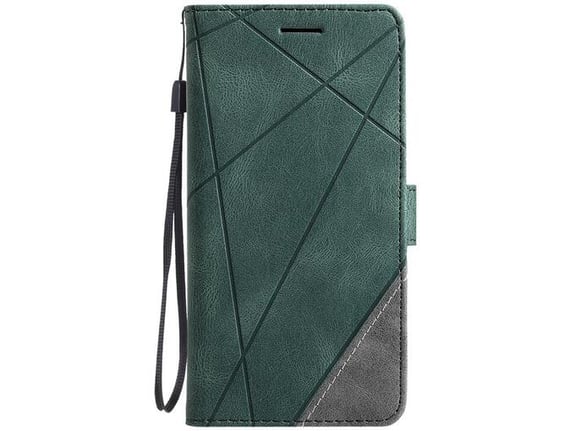 Chameleon Samsung Galaxy S26 - Preklopna torbica (WLGO-Lines) - zelena