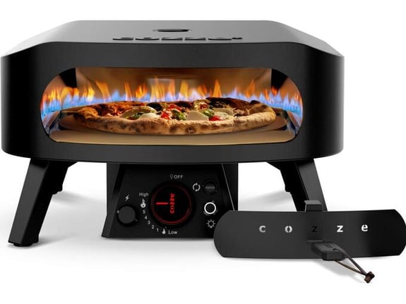 COZZE vrtljiva plinska pizza pečica 13 Classic Black Edition, 90434