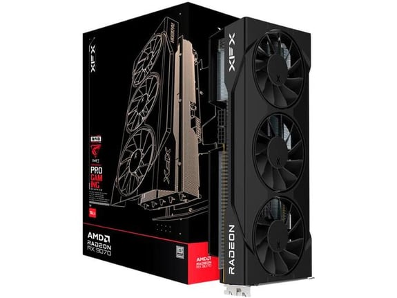 XFX grafična kartica Swift Gaming Edition, Radeon RX 9070 OC, 16GB, GDDR6, RX-97SWFT3B7