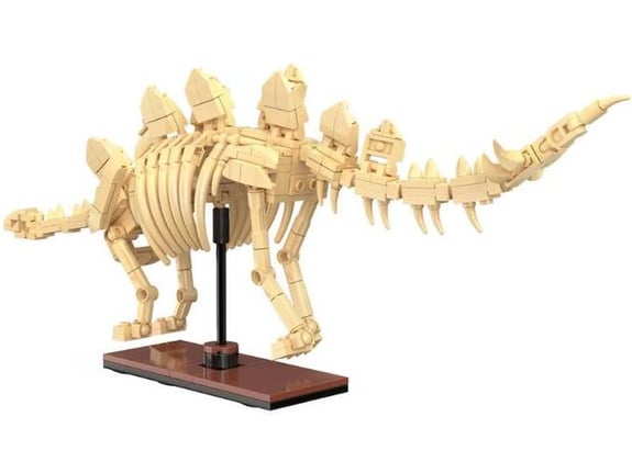 CADA kocke fosili dinozavra Stegosaurus, C59012W