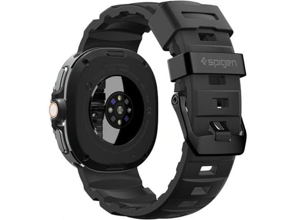 SPIGEN silikonski pasček za Samsung Galaxy Watch 8/8 Classic 40/44/46 mm, črna