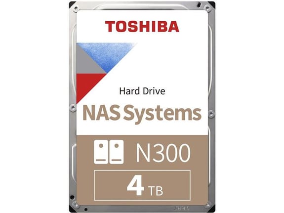 TOSHIBA 3,5" HDD vgradni trdi disk NAS N300/4 TB/SATA III 6 Gb/s/MN10ADA400ES