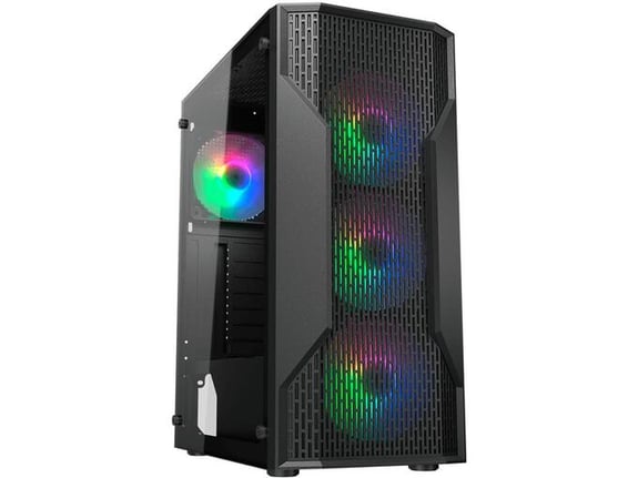 COUGAR ohišje za namizni računalnik MX110 RGB, Mid Tower, CGR-2BD2B-RGB-SY