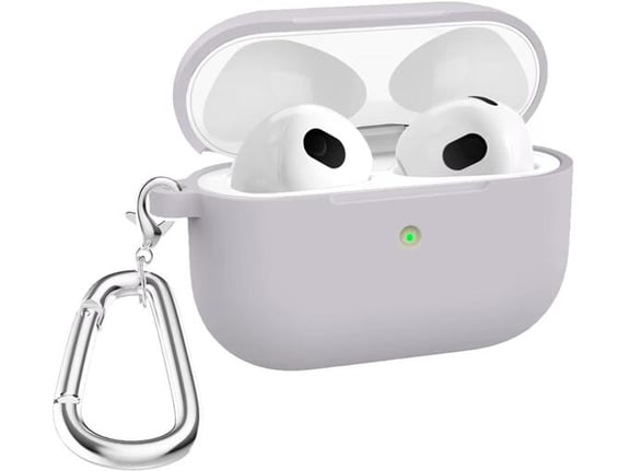 Chameleon Ovitek za Apple AirPods Pro 3 - Slim - silikonski etui s karabinom - vijoličen
