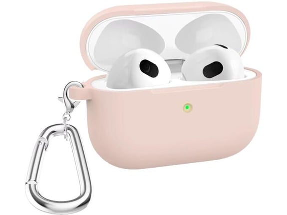 Chameleon Ovitek za Apple AirPods Pro 3 - Slim - silikonski etui s karabinom - roza